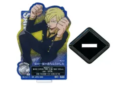 【中古】アクリルスタンド・アクリルパネル サンジ(女の・・・涙の落ちる音がした) ACLLET -ワンピース vol.1- 「一番くじ ワンピース TVアニメ25周年 ～海賊王への道～」 F賞