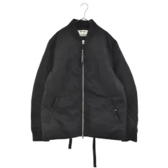 Acne Studios (アクネ スティディオス) ジップアップ ナイロン ブルゾン ミリタリー ジャケット ブラック FN-MN-OUTW00030 B90015のサムネイル