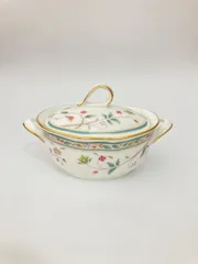 【新品】ノリタケ　花更紗　シュガー　取っ手付き　シュガーポット　Noritake　紅茶　コーヒー　ティーセット　廃番品　希少品