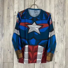 MARVEL マーベル アベンジャーズ キャプテンアメリカ ロンT XL