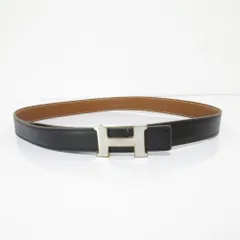 HERMES エルメス　リバーシブルベルト　B刻印　ブラウン　ブラック　80㎝ HERMES エルメス リバーシブルベルト B刻印 ブラウン ブラック