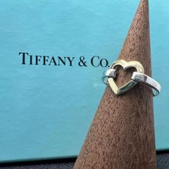 Tiffany&Co. ティファニー リング 指輪 オープンハート 9号 SV925 750 K18