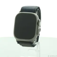 〔展示品〕 Apple Watch Ultra 2 GPS + Cellular 49mm チタニウムケース ブルーアルパインループ【377】