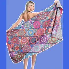 【在庫処分】防砂 大判 超吸水 薄型 旅行 大きい 軽量 160x80CM コンパクト バスタオル ヘアタオル マイクロファイバー 速乾 プール スイムタオル 海水浴 スーパーソフト 旅行用タオル 持ち運び Giraffe】ビーチタオル ビーチブランケット 【