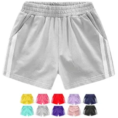 在庫処分中 [グレー] ライン入り ハーフパンツ 半ズボン 5分丈 ショートパンツ