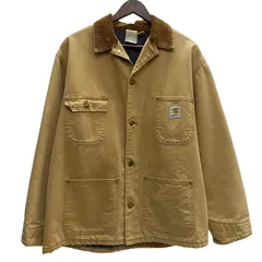 USA製 80s 裏地無しcarhartt ミシガンチョアコート カーハート 90s USA製 Carhartt カーハート ミシガン チョアコート XL程度