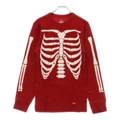 SUPREME (シュプリーム) 21AW Hanes Bones Thermal Crew ヘインズ ボーンサーマルクルーネック 長袖シャツ レッド