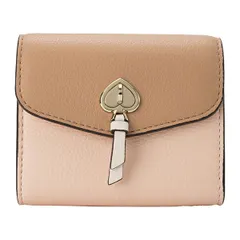 新品 ケイトスペード kate spade 2つ折り財布 FLAP CONTINENTAL WALLET ソフトローズ