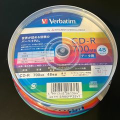Ｖｅｒｂａｔｉｍ Ｊａｐａｎ　データ用CD SR80FP25V1　25枚パック　1回記録用 48倍速