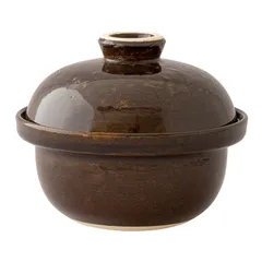 瓢型花生伊賀焼西山窯坂本俊人作箱入り