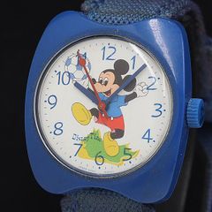 超希少/稼働品✨ディズニー ミッキーマウス 腕時計 クロノグラフ ツノ 