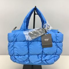 ear PAPILLONNER イア パピヨネ もこもこブロックトートバッグ ブルー レディース ブルー ショルダーストラップ付き 未使用 2506LR070のサムネイル