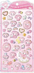 サンリオ　マイメロディ　うるちゅるポップシール　ベビー　ぷっくり立体ホログラムシール　キラキラ ステッカークラックス 131784