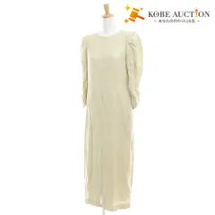 ■ セルフォード ワンピース 長袖 トップス ボトムス フリル レディース 38 ライトグリーン