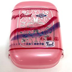 M0830B レトロ 当時物 石鹸ケース 昭和レトロ ピンク 石鹸置き プラスチック デッドストック 未使用 保管品