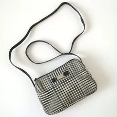 良品　ラルフローレン　ショルダーバッグ　ポシェット　チェック　千鳥格子【163】