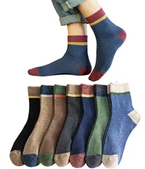 スポーツソックス メンズ靴下 カジュアル 24-28cm ビジネスソックス 5/7/10足セット ハイソックス 綿】 くつした 冬【防臭・抗菌・吸汗 室内 カジュアル 厚手 アウトドア メンズ 作業 靴下 旅行 [Yomezuu] 春夏秋冬