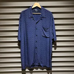 ポロバイラルフローレン　アロハ　クレイトン　美品 ポロ ラルフローレン 開襟 ループカラー 半袖 アロハ 総柄