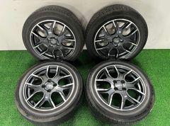 【管理番号244-94】 NISSAN 日産 ノート 純正 NISMO 16×6.5J +46 PCD 100-4H BRIDGESTONE 195/55R16 マーチ キューブ 等