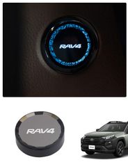 新品 Haoshilianfa エンジン スタートカバー RAV4 50系 に適用 クリスタル表面処理 スタートボタンカバー スイッチカバー スタートリング ストップカバー 水晶風専用設計内装パーツ 純正交換 PHVには非対応