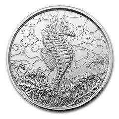ニウエ2019年 $2ドル純銀貨】タクタイマ亀銀貨 1オンス クリアケ―ス