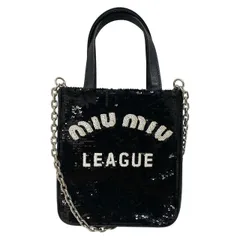 miumiu MIUMIU ハンドバッグ　トートバック ☆関税込☆MIU MIU☆レディース ロゴ トート ショルダーバッグ