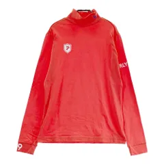 サイズ：2 PEARLY GATES パーリーゲイツ  ハイネック 長袖Tシャツ  オレンジ系 [240101517436] ゴルフウェア レディース ストスト