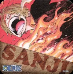 【中古】マグカップ・湯のみ サンジ(名前/茶色) 「ワンピース アートコースター」 ジャンプフェスタ2016グッズ