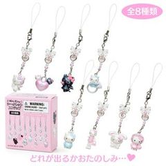 ハローキティ　シークレットストラップ　全8種　コンプリート ハローキティ シークレットストラップ 全8種類 サンリオ 天使小