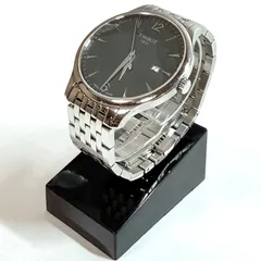 TISSOT トラディション レザーベルト T063610 シルバー文字盤 稼働 TISSOT トラディション レザーベルト T063610 シルバー文字盤 稼働