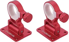 Lanx. （ランクスドット） 互換品2個セット ネジ8本 付き クーラーボックス ポールホルダー ロッドホルダー 傘立て 竿立て(クリスタルレッド)