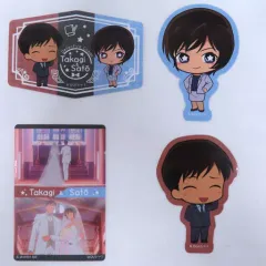 【中古】シール・ステッカー 2.高木＆佐藤 「名探偵コナン SDダイカットステッカーセット」