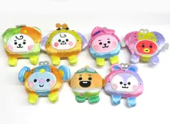 【中古】バッジ・ピンズ 全7種セット オリジナルぬいぐるみバッジ(BABY ROBOT) 「BT21」 ファミリーマート限定