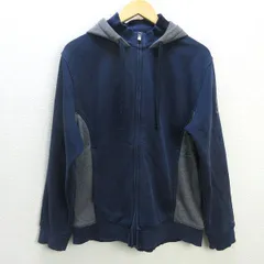 G■アンダーアーマー/UNDER ARMOUR フルジップパーカー【SM】紺/men's/18【中古】■