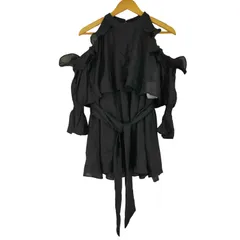 ロイヤルパーティー ROYAL PARTY リボン付コールドショルダーブラウスセットアップ レディース FREE 