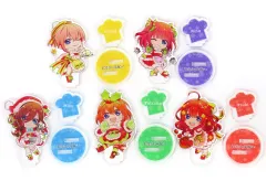 【中古】アクリルスタンド・アクリルパネル 全5種セット 「五等分の花嫁∽×NATSLIVE CAFE 五等分祭 デフォルメキャラクターアクリルスタンド」