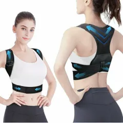 姿勢サポーター 姿勢ベルト 背筋 サポーター 猫背補正ベルト 巻き肩 通気性 M