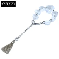 Christian Dior クリスチャンディオール 925 スワロフスキークリスタル チェーンタッセル