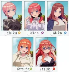 【中古】キャラカード 中野姉妹 特製キラキラフォト風カード5枚セット 「一番くじ 映画 五等分の花嫁 ～秘密の相乗り～」 購入特典