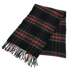 johnstons of elgin ジョンストンズ オブ エルガン チェック柄ストール  ミックスカラー