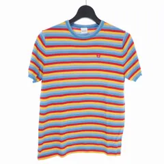 アスペジ ASPESI 半袖 ボーダー ニット Tシャツ 半袖 ワッペン 46 マルチカラーのサムネイル
