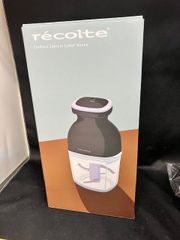 recolteレコルト◆コードレス カプセル カッター ボンヌ RCP-7（BK）【未使用】※保管品