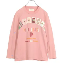 ピンクハウス★ワッペンいっぱいカットソー サイズM ピンク系 ひよこワッペンも！z12627
