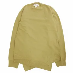 極美品 23AW コムデギャルソンシャツ × ラコステ COMME des GARCONS SHIRT × LACOSTE Asymmetric Sweater アシンメトリー セーター 長袖 イレギュラーヘム ウール ニット FL-N006/TKYのサムネイル