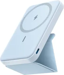 Anker 622 Magnetic Battery (MagGo) (アップグレード版 マグネット式ワイヤレス充電対応 5000mAh コンパクト モバイルバッテリー)【USB-Cポート入出力/PSE技術基準適合】iPhoneシリーズ専用 (ブルー)