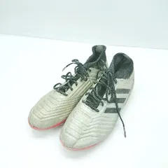 ◇ Θ adidas アディダス キッズ スパイクシューズ サイズ23.5 シルバー系 男の子 E  【1502030022322】