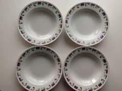 【非売品　未使用　箱なし】スヌーピー　スープ皿　４枚セット