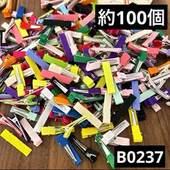 ハンドメイド素材　ドール専用　ヘアクリップ　約100個