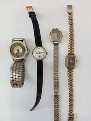 【中古品】 RAFORDラフォード クオーツ 腕時計 & KRONEクローネ クオーツ 腕時計 他腕時計4点セット ファッション小物 時計 現状品