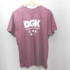 ◇ ⊂ Φ DGK ディージーケー 半袖 Tシャツ サイズLARGE ワインレッド系 メンズ E  【1501230036566】のサムネイル
